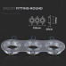 SPOT ΧΩΝΕΥΤΟ PURE ALUMINIUM ROUND - SILVER III - 3xGU10