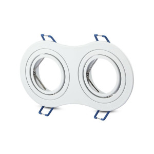 SPOT ΧΩΝΕΥΤΟ PURE ALUMINIUM ROUND - WHITE II - 2xGU10