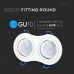 SPOT ΧΩΝΕΥΤΟ PURE ALUMINIUM ROUND - WHITE II - 2xGU10