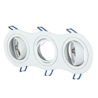 SPOT ΧΩΝΕΥΤΟ PURE ALUMINIUM ROUND - WHITE III - 3xGU10