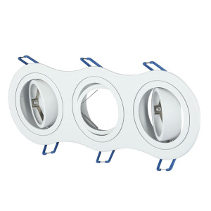 SPOT ΧΩΝΕΥΤΟ PURE ALUMINIUM ROUND - WHITE III - 3xGU10