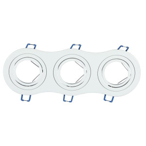 SPOT ΧΩΝΕΥΤΟ PURE ALUMINIUM ROUND - WHITE III - 3xGU10