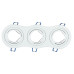 SPOT ΧΩΝΕΥΤΟ PURE ALUMINIUM ROUND - WHITE III - 3xGU10