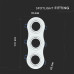 SPOT ΧΩΝΕΥΤΟ PURE ALUMINIUM ROUND - WHITE III - 3xGU10