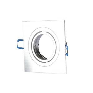 SPOT ΧΩΝΕΥΤΟ PURE ALUMINIUM SQUARE - SILVER I - GU10