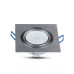 SPOT ΧΩΝΕΥΤΟ PURE ALUMINIUM SQUARE - SILVER I - GU10