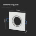 SPOT ΧΩΝΕΥΤΟ PURE ALUMINIUM SQUARE - WHITE I - GU10