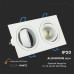 SPOT ΧΩΝΕΥΤΟ PURE ALUMINIUM SQUARE - WHITE II - 2xGU10