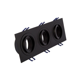 SPOT ΧΩΝΕΥΤΟ PURE ALUMINIUM SQUARE - BLACK III - 3xGU10