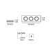 SPOT ΧΩΝΕΥΤΟ PURE ALUMINIUM SQUARE - BLACK III - 3xGU10