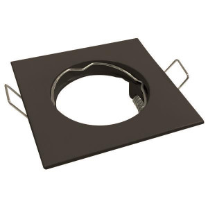 SPOT ΧΩΝΕΥΤΟ ALUMINIUM SQUARE ΣΤΑΘΕΡΟ - BLACK - MR16