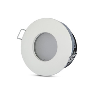 SPOT ΧΩΝΕΥΤΟ ΜΠΑΝΙΟΥ ALUMINIUM ROUND - ΛΕΥΚΟ - GU10 - IP54