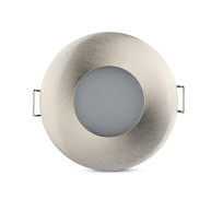 SPOT ΧΩΝΕΥΤΟ ΜΠΑΝΙΟΥ ALUMINIUM ROUND - ΝΙΚΕΛ ΜΑΤ - GU10 - IP54