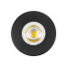 SPOT ΧΩΝΕΥΤΟ ΜΠΑΝΙΟΥ WC ROUND - ΟΠΗ 55mm - ΜΑΥΡΟ - MR16 - IP65