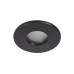 SPOT ΧΩΝΕΥΤΟ ΜΠΑΝΙΟΥ WC ROUND - ΟΠΗ 72mm - ΜΑΥΡΟ - MR16 - IP65