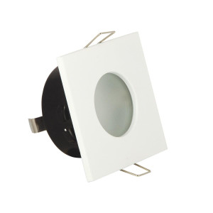 SPOT ΧΩΝΕΥΤΟ ΜΠΑΝΙΟΥ WC SQUARE - ΟΠΗ 72mm - ΛΕΥΚΟ - MR16 - IP65
