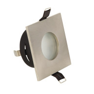 SPOT ΧΩΝΕΥΤΟ ΜΠΑΝΙΟΥ WC SQUARE - ΟΠΗ 72mm - ΝΙΚΕΛ ΜΑΤ - MR16 - IP65