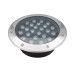 SPOT ΧΩΝΕΥΤΟ ROUND GROUND ECO MAX LED 24W - 3000K - INOX304 - IP67