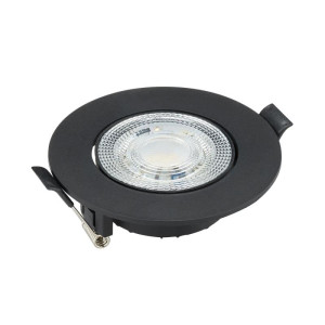 SPOT ΧΩΝΕΥΤΟ ΠΛΑΣΤΙΚΟ LYTOS ROUND 6 IN 1 LED SMD 3W/5W/7W 3CCT BLACK IP20