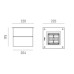 SPOT ΧΩΝΕΥΤΟ ΕΔΑΦΟΥΣ SONAX SQUARE -4 LED 20W IP67 IK10