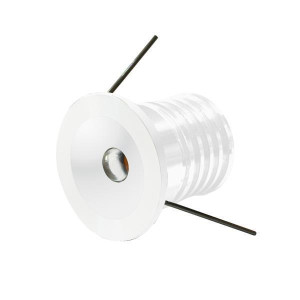 SPOT ΧΩΝΕΥΤΟ ΕΠΙΠΛΩΝ & ΓΥΨΟΣΑΝΙΔΑΣ Φ30 SMD LED 1W 12V DC 3000K CUT 24mm WHITE