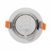 SPOT ΧΩΝΕΥΤΟ ΠΛΑΣΤΙΚΟ ECOLIGHT ROUND 6 IN 1 LED SMD 3W/5W/7W 3CCT WHITE IP20