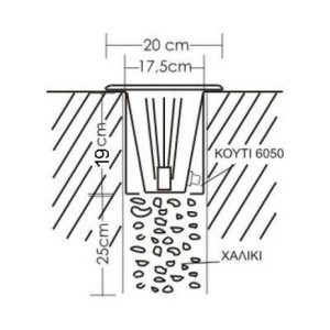 SPOT ΧΩΝΕΥΤΟ ΑΛΟΥΜΙΝΙΟΥ SIRINA SQUARE 80W - 230V - PAR30 - E27 - W-B-T - IP65