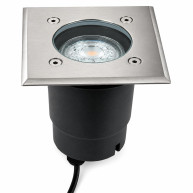 SPOT ΧΩΝΕΥΤΟ INGROUND JET SQUARE INOX 304 GU10 + PC BOX IK10 IP67