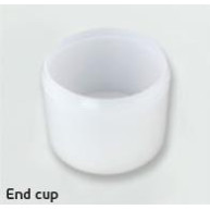 ΣΩΛΗΝΑ LED ROUND FLEX 24W - END CUP
