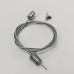 ΣΕΤ ΑΝΑΡΤΗΣΗΣ ΓΙΑ ΣΩΛΗΝΑ LED ROUND FLEX 24W - 1m SUSPENSION WIRE KIT