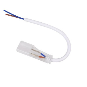 ΣΥΝΔΕΣΜΟΣ ΤΡΟΦΟΔΟΣΙΑΣ ΓΙΑ ΜΟΝΟΧΡΩΜΗ NEON FLEX ΑΔΙΑΒΡΟΧΟ IP65 - Μ20 X Π1.9 X Υ1.1cm