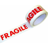 ΤΑΙΝΙΑ FRAGILE 50mmx60m - ΚΟΚΚΙΝΟ