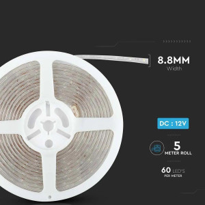 ΤΑΙΝΙΑ LED V-TAC 5W - 4000K - 12V - IP65