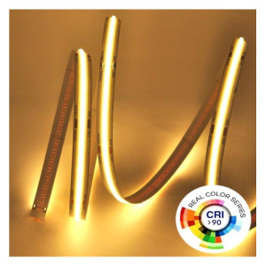 ΤΑΙΝΙΑ LED BRIDGELUX CHIP COB 12W/m - 2700K - 24V - 320LED/m - IP20