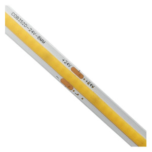 ΤΑΙΝΙΑ LED BRIDGELUX CHIP COB 12W/m - 5700K - 24V - 320LED/m - IP20