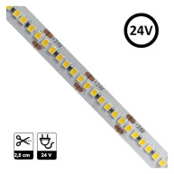 ΤΑΙΝΙΑ LED BRIDGELUX CHIP SMD 20W/m - 2700K - 24V DC - 240LED/m - DIM - IP20
