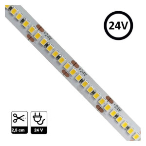 ΤΑΙΝΙΑ LED BRIDGELUX CHIP SMD 20W/m - 2700K - 24V DC - 240LED/m - DIM - IP20