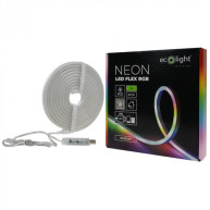 ΤΑΙΝΊΑ LED NEON FLEX RGB - 5V - USB - CONTROL WITH MOB APP - ECOLIGHT (Pack 3m)