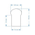 ΤΑΙΝΙΑ LED NEON Flex 12W/m - 3000K - 24V DC - 120° - 120 x SMD2835 Chip/m - Dimmable - Sanan SMD Chip - IP65