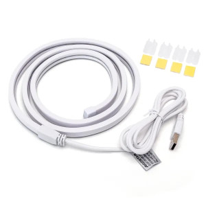 ΤΑΙΝΙΑ LED NEON USB 1m 120LED ΘΕΡΜΟ ΛΕΥΚΟ 3000K 4.9W 450Lm