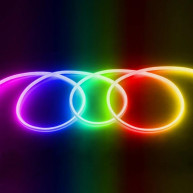 ΤΑΙΝΙΑ NEON FLEX LED RGB 18W/m 1260LM/m 360° DC 24V IP68 DIMMABLE - DMX