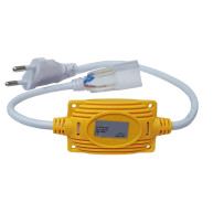 ΤΡΟΦΟΔΟΤΙΚΟ DRIVER ΓΙΑ ΤΑΙΝΙΑ LED FLAT 9W - 230V έως 100m PLUG 8A/50